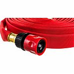 Шланг для полива Feona 3/4" в48555 брандспойт, высокопрочный, тканевый с латунными фитингами, длина 22.5 м