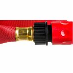 Шланг для полива Feona 3/4" в48555 брандспойт, высокопрочный, тканевый с латунными фитингами, длина 22.5 м
