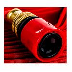 Шланг для полива Feona 3/4" в48555 брандспойт, высокопрочный, тканевый с латунными фитингами, длина 22.5 м