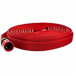 Шланг для полива Feona 3/4" в48555 брандспойт, высокопрочный, тканевый с латунными фитингами, длина 22.5 м