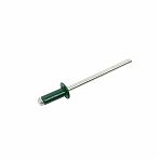 Заклепки алюминиевые ЖЕСТЬ 3.2x8 RAL6005 зеленый мох 28 шт