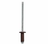 Заклепки Жесть ал/ст. 3,2x8 RAL 8017, коричневый шоколад (28 шт)