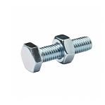 Болт М20х50 мм DIN 933 кл.пр 5.8 + гайка М20 DIN 934