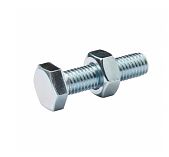 Болт М14х60 мм DIN 933 кл.пр 5.8 + гайка М14 DIN 934