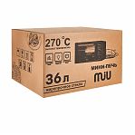 Мини-печь MIU 3603 E черно-красная 36 л УТ-00002080