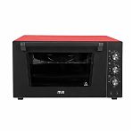 Мини-печь MIU 4203 E УТ-00002095, цвет черно-красный, объем 42 л, 1.5 кВт