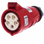 Розетка кабельная IEK ССИ-215 Magnum 16А 380В 3P+PE+N IP44 