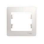Рамка 1-местная Schneider Electric Glossa GSL000101 универсальная, белая