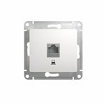Розетка компьютерная  Schneider Electric GLOSSA RJ45 GSL000181К встраиваемая, белая