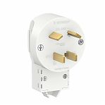 Вилка силовая Schneider electric BLNSV003241 BLANCA 3P+N 32А 400В белая
