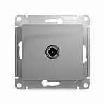 Розетка ТВ оконечная Systeme Electric Glossa GSL000391 встраиваемая, алюминий