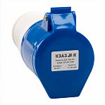 Розетка кабельная КЭАЗ 223-32А-6h-220AC-2P+PE-IP44 [222745]