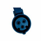Розетка кабельная IEK ССИ-213 16А 220В 2P+PЕ IP44