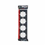 Рамка 4-местная Lezard Zima 704-4200-149 горизонтальная, пластик, черный бархат 
