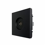 Розетка ТВ оконечная Lezard Zima безвинтовой зажим, черный бархат 704-4288-130