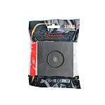 Розетка ТВ оконечная Lezard Zima безвинтовой зажим, черный бархат 704-4288-130