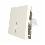 Выключатель с подсветкой Lezard Zima 704-9088-111QC безвинтовой зажим, слоновая кость
