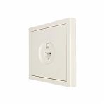 Розетка компьютерная Lezard Zima 704-9088-139 безвинтовой зажим, слоновая кость