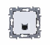 Розетка компьютерная RJ45 одинарная UTP Legrand Etika Белый 672241