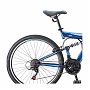Велосипед Stels Focus колеса 26" 18 скоростей горный, темно-синий, синий