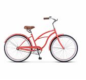 Велосипед Stels Navigator 110 Lady V010 колеса 26" дорожный, городской, розовый-коралл
