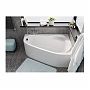 Ванна акриловая VAGNERPLAST SELENA 160x105 R bianco