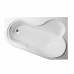 Ванна акриловая VAGNERPLAST SELENA 160x105 R bianco