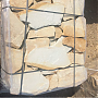 Камень белый песчаник 15-20 мм