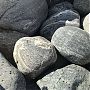 Камень отборный булыжник бежевый 300-500 мм