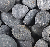 Камень серая галька 40-60 мм
