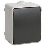 Выключатель IEK ФОРС 1 клавиша открытый IP54 144925