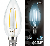 Лампа Gauss Filament LED E14 5W 4100K 103801205