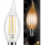 Лампа Gauss LED Filament E14 5W 2700K 104801105