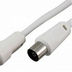 Шнур TV PLUG - TV JACK 1.5 м Белые GOLD REXANT 18-0002