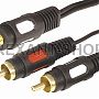 Шнур 3.5 Stereo Plug - 2RCA Plug 1.5М (GOLD) REXANT 17-4232