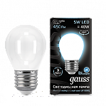 Лампа Gauss LED Filament OPAL E27 5W 4100К