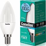 Лампа светодиодная свеча Camelion LED12-C35/845/E14 12Вт 4500К
