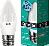 Лампа светодиодная свеча Camelion LED12-C35/845/E27 12Вт 4500К