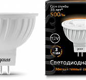 Лампа Gauss LED MR16 GU5.3 5W 3000К