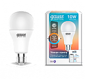 Лампа Gauss Smart Home A60 10W 2700-6500К E27 1080112