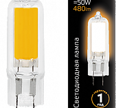 Лампа Gauss LED G4 5.5W 480lm 3000K Glass