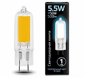 Лампа Gauss LED G4 5.5W 500lm 4100K Glass