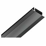 Профиль алюминиевый встраиваемый Ambrella GP1001BK, черный