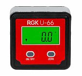 Уровень электронный компактный RGK U-66 для измерения углов и определения наклона поверхности