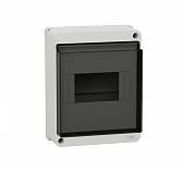 Бокс пластиковый Schneider Electric EASY 9 XS, IP40, 6 модулей, навесной белый прозрачная дверца EZ9EAB106