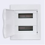 Бокс пластиковый Schneider Electric EASY 9, IP40, 24 модуля, встраиваемый, белая дверца EZ9E212P2FRU