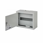 Щит распределительный металлический Эра Simple ЩРН-12 250х300х120 мм, IP31, 12 модулей, навесной серый Б0041673