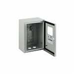 Бокс металлический ЭРА SIMPLE ЩМПг-00 с окном 290х220х175мм IP54 У2 серый