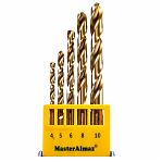 Набор сверл по металлу МастерАлмаз HSS-TITANIUM 5 шт. 10501604