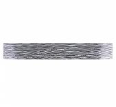 Карниз Legrand Эдельвейс с поворотами 3-х рядный, 7см х 2м, графит